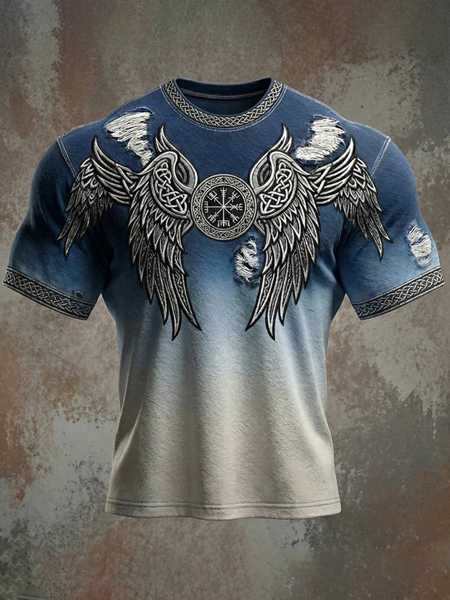 Férfi viking stílusú póló