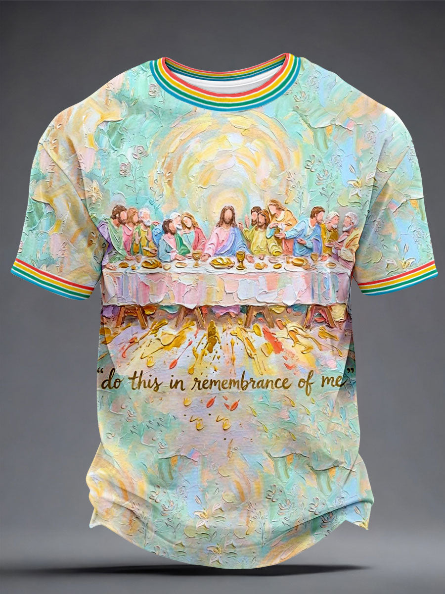 Men's "do this in remembrance of me" pólók