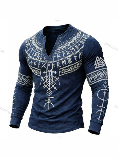 Férfi viking hosszú ujjú póló