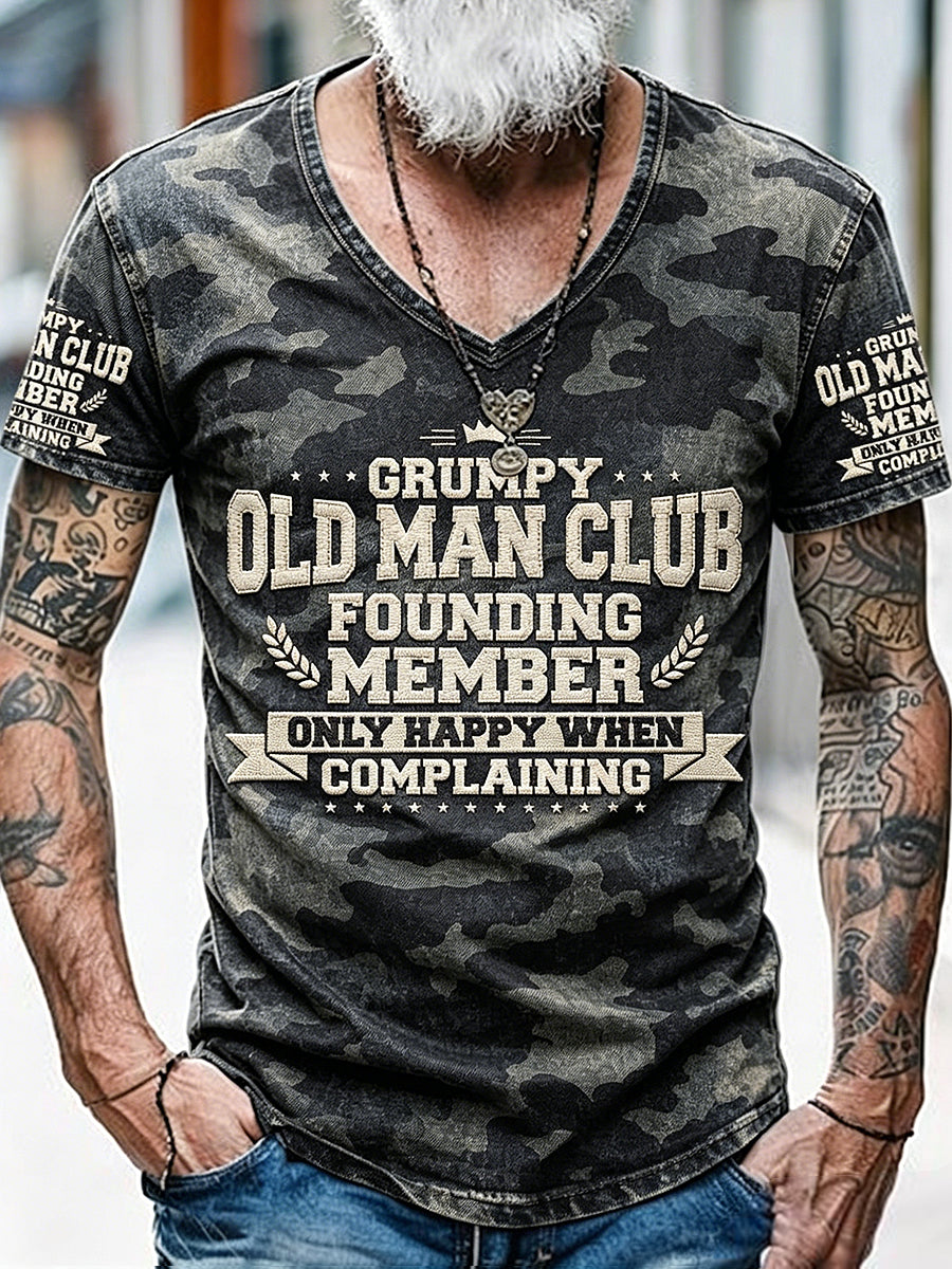 Régi Fickók Klubja Nyomott Vintage Divat Laza Rövid Ujjú Póló