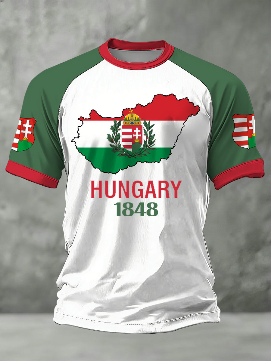 Férfi póló magyar ihletésű nyomattal
