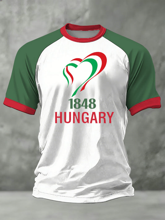 Férfi póló magyar ihletésű nyomattal