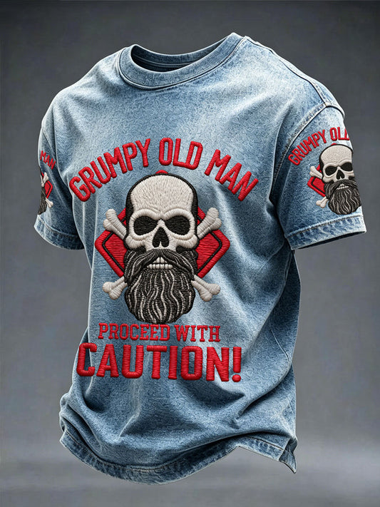Férfi "grumpy old bastard" pólók