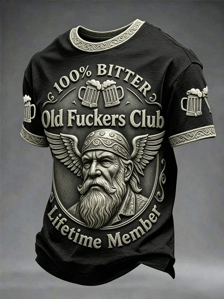Férfi '100% bitter old fuckers club' pólók