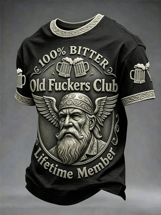 Férfi '100% bitter old fuckers club' pólók