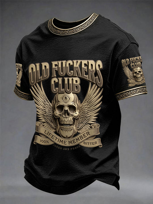 Férfi 'old fuckers club' pólók