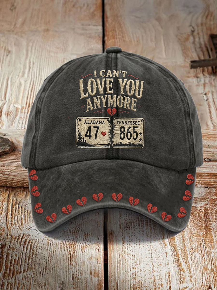 Unisex i can't love you anymore kalap