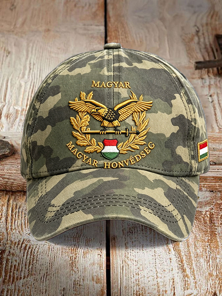 Férfi magyar sas álcázás nyomtatás vintage kalap